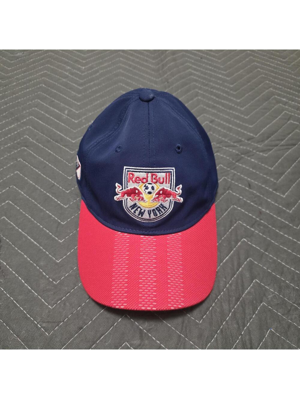 Adidas New York Red Bulls MLS Futbol Adjustable Strap Cap